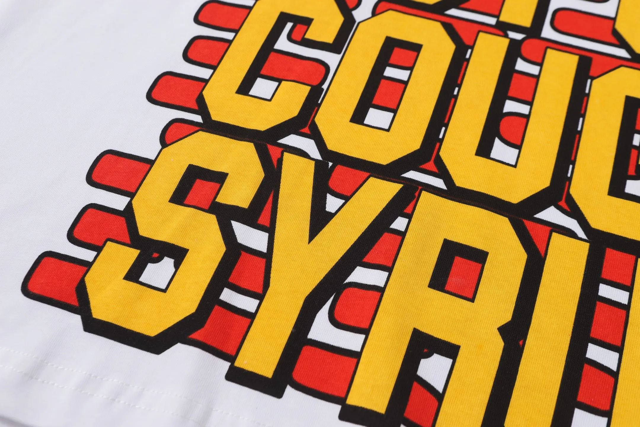2213#White I THAT'S A AWFUL LOT OF COUGH SYRUP In Stock Real shot American simple trendy brand loose casual T-shirt Fabric (fabric): 32 counts Weight combed double yarn pure cotton Sizes (size): S-M L X L Color (colour): White,